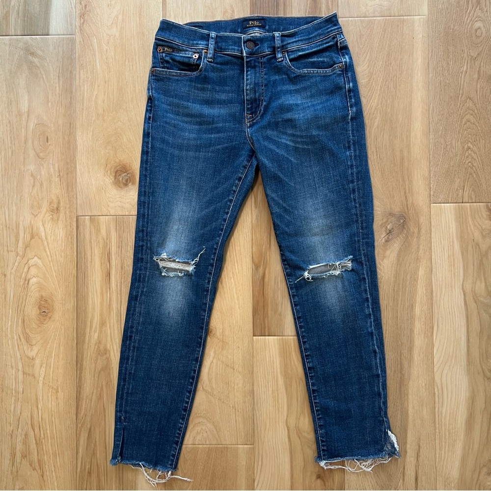 Polo Ralph Lauren The Tompkins Skinny Crop Jeans Size 29R